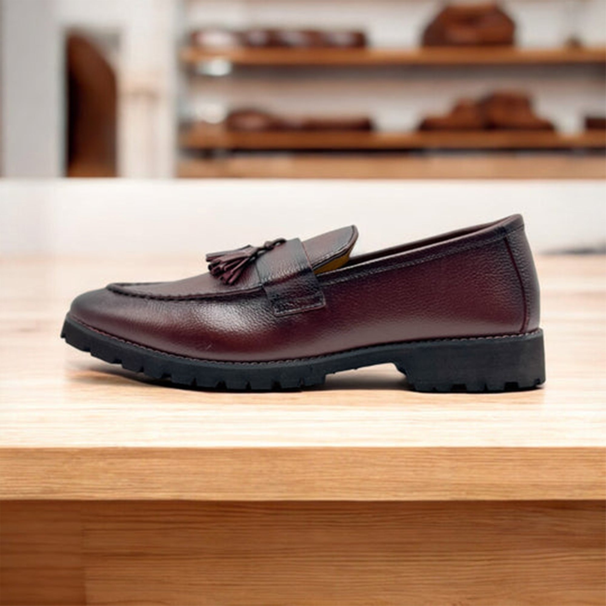 Tassel Burgundy Loafers