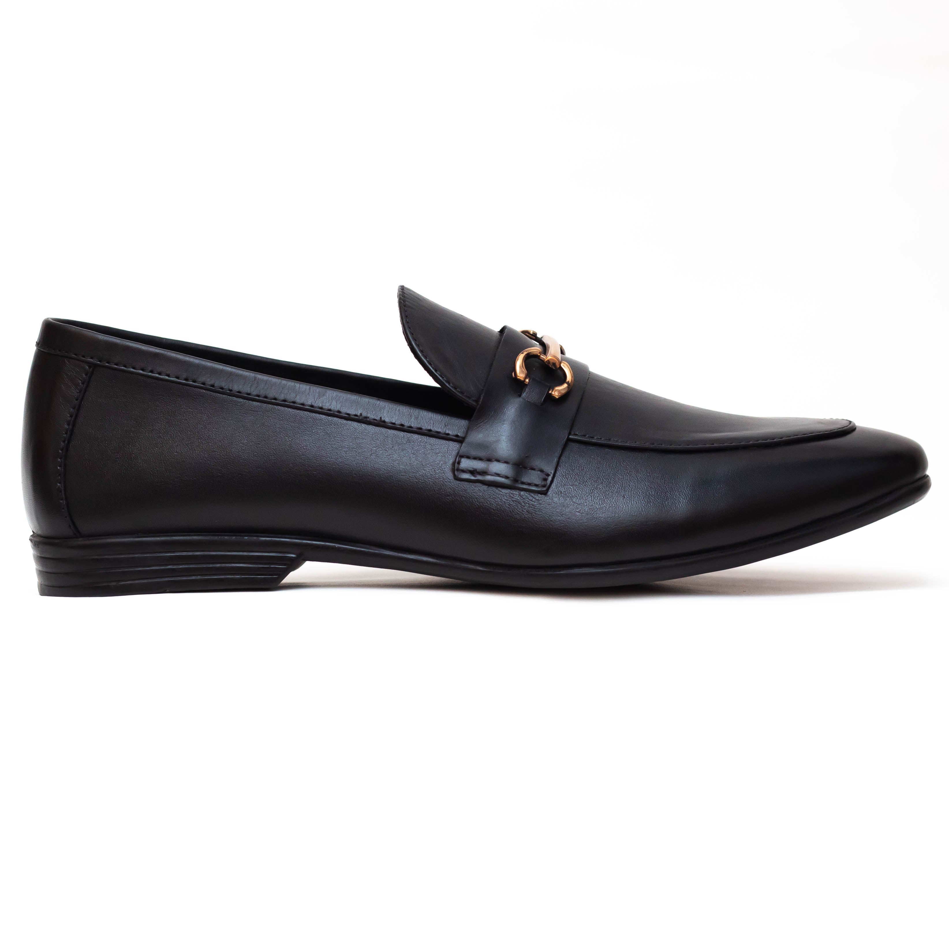 Formal Leather Loafers - Black