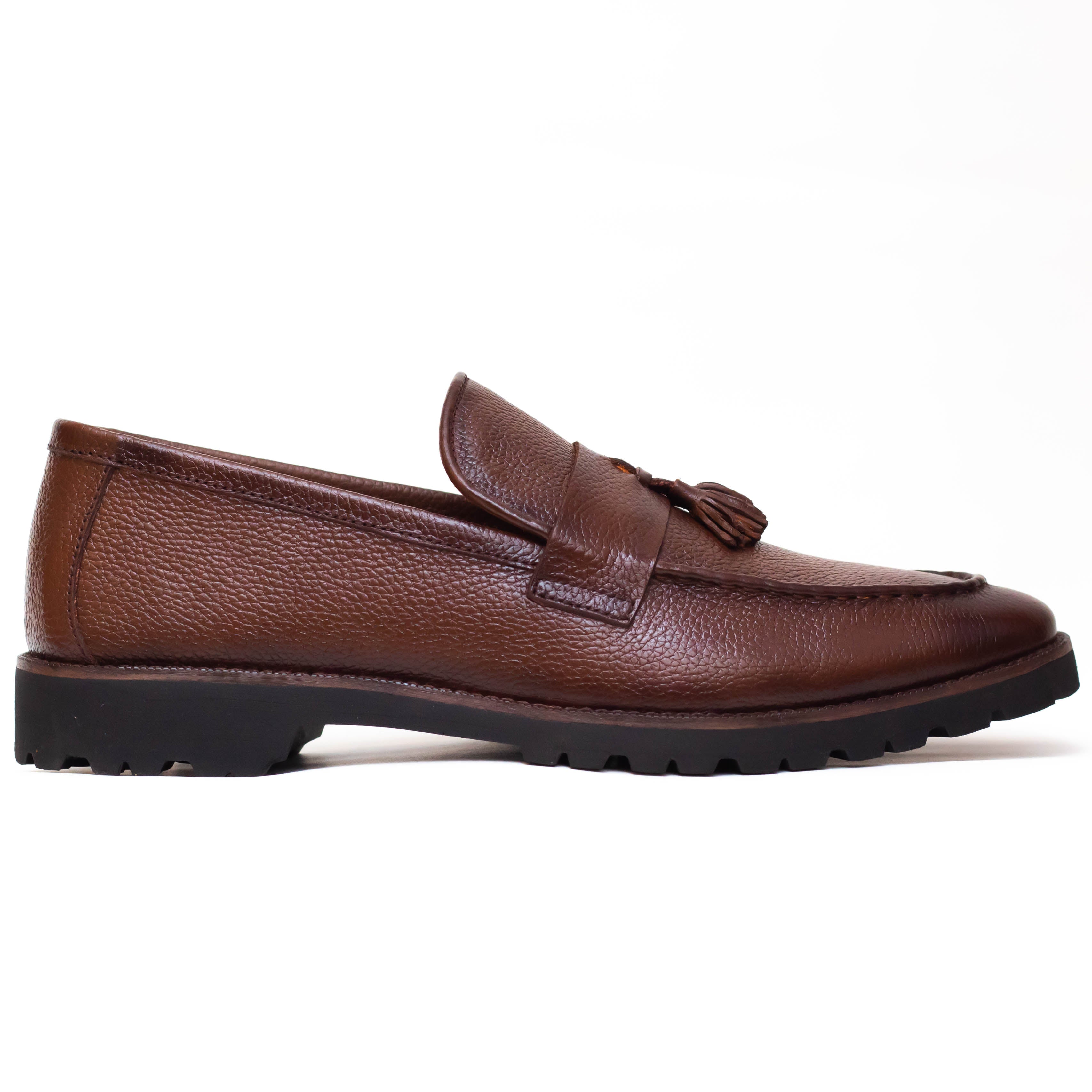 Tassel Casual Loafers - Light Brown