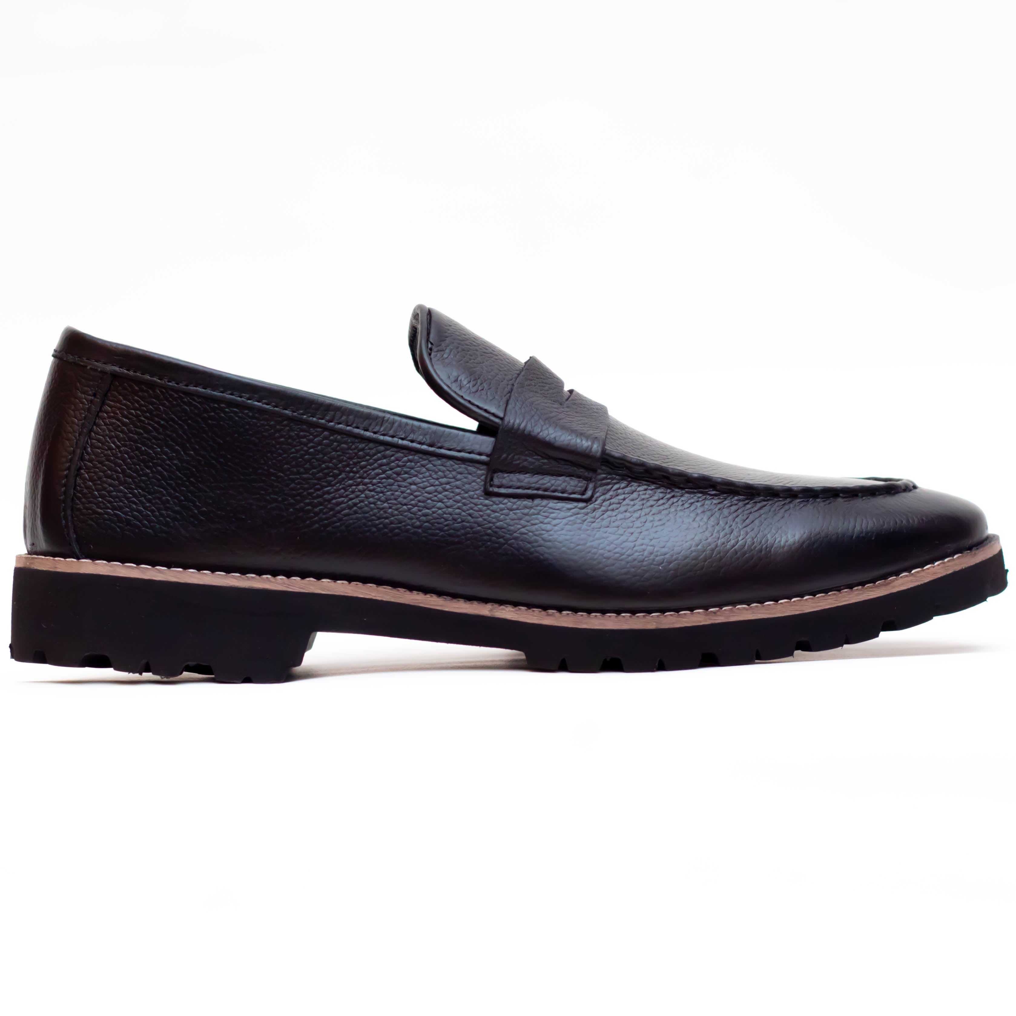 Leather Classic Loafers - Black